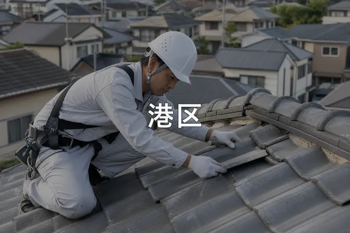 港区の屋根修理
