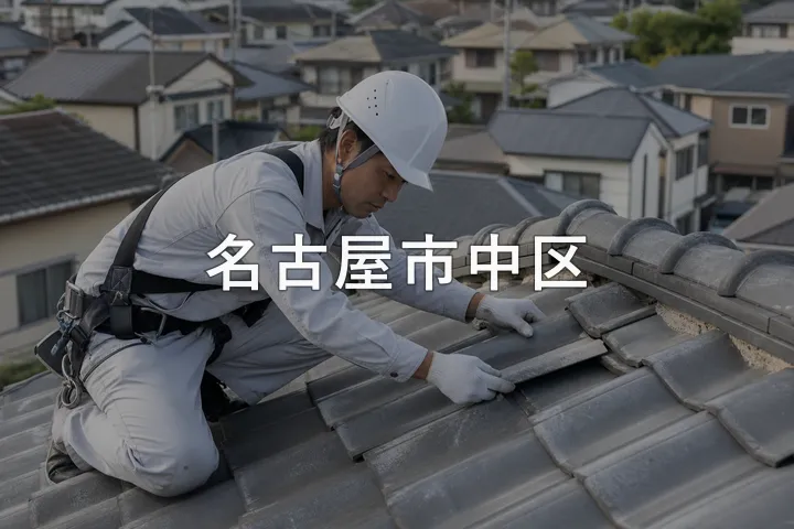 名古屋市中区の屋根修理