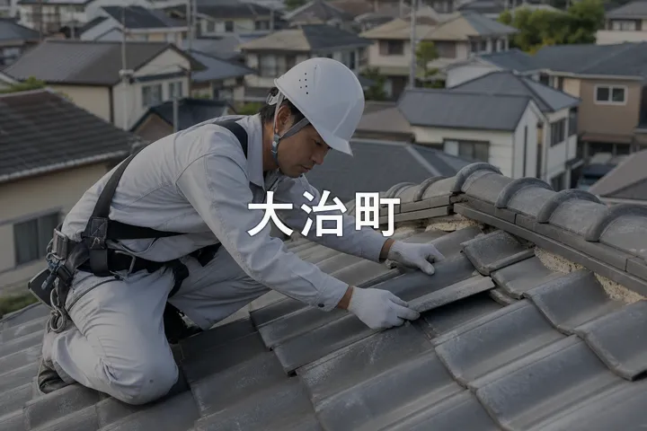 大治町の屋根修理