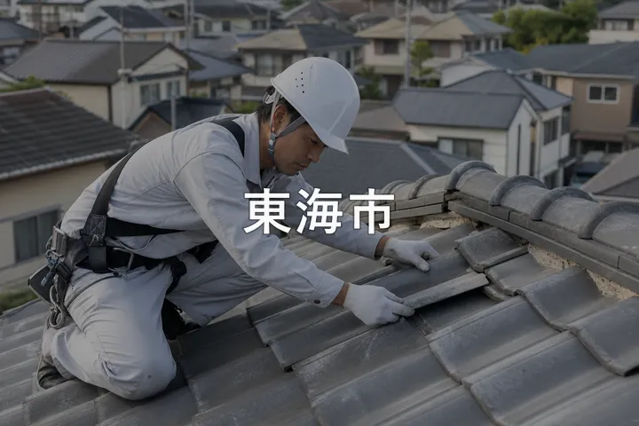 東海市の屋根修理