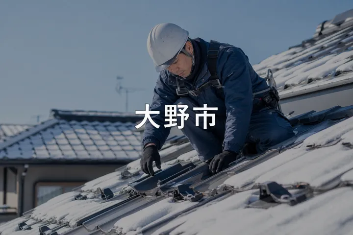 大野市の屋根修理