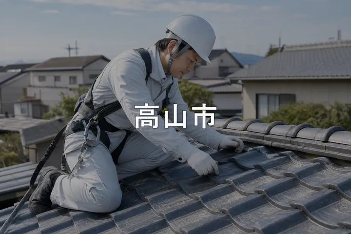 高山市の屋根修理