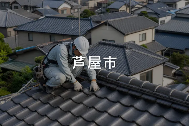 芦屋市の屋根修理