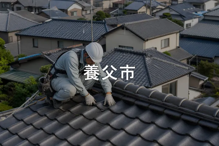 養父市の屋根修理