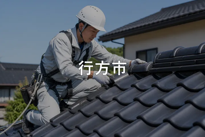 行方市の屋根修理