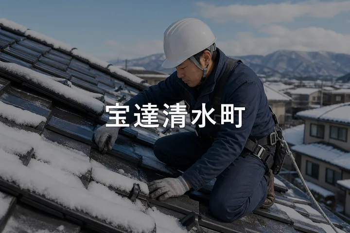 宝達清水町の屋根修理