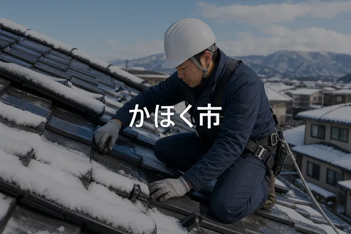 かほく市の屋根修理