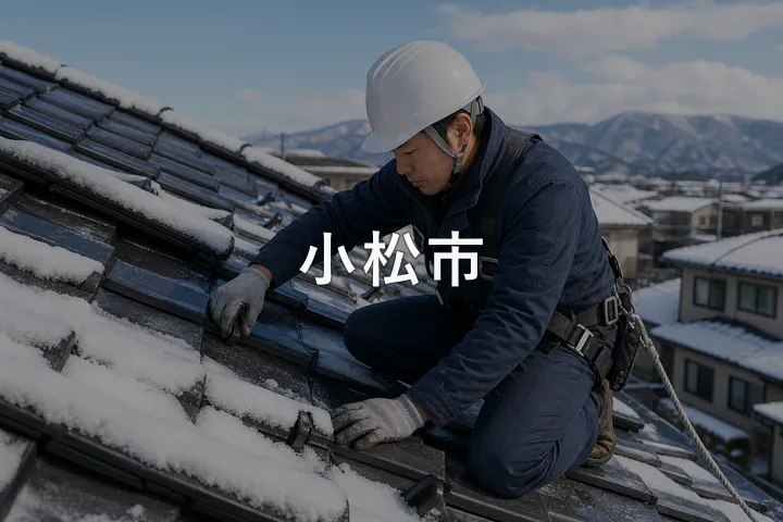 小松市の屋根修理