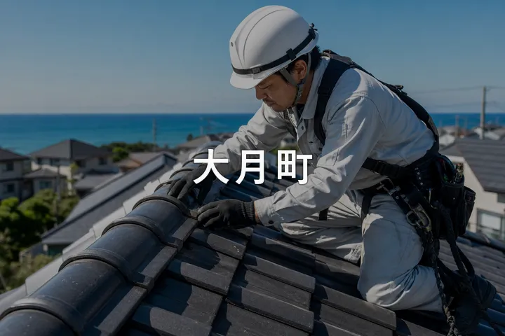 大月町の屋根修理