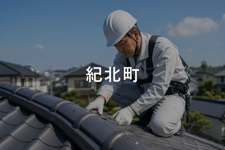紀北町の屋根修理
