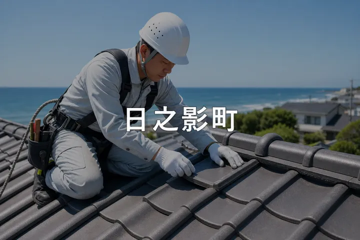 日之影町の屋根修理
