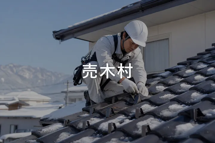 売木村の屋根修理