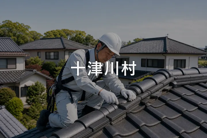 十津川村の屋根修理