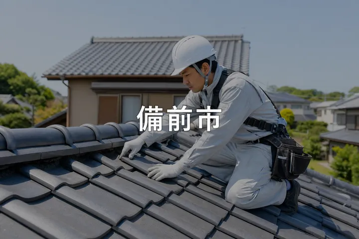 備前市の屋根修理