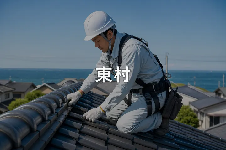 東村の屋根修理