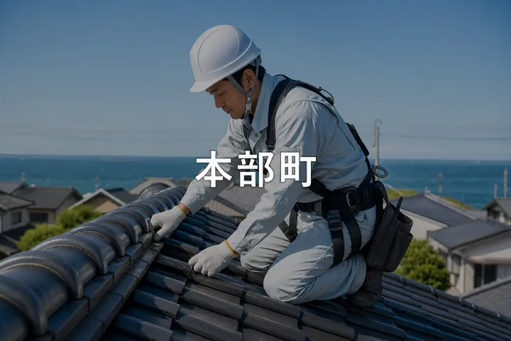 本部町の屋根修理