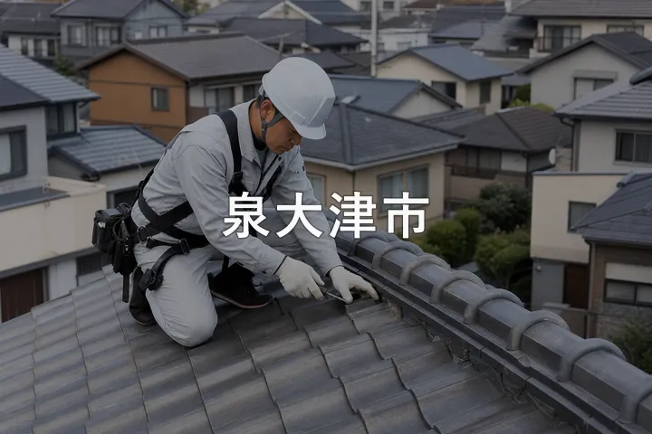 泉大津市の屋根修理