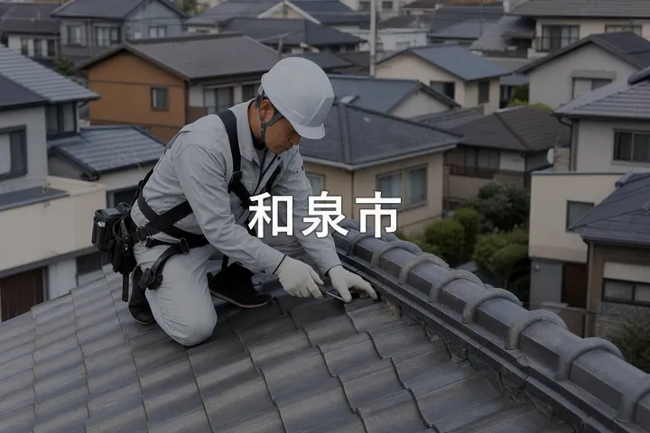 和泉市の屋根修理
