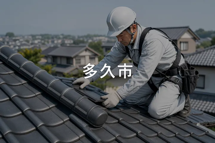 多久市の屋根修理