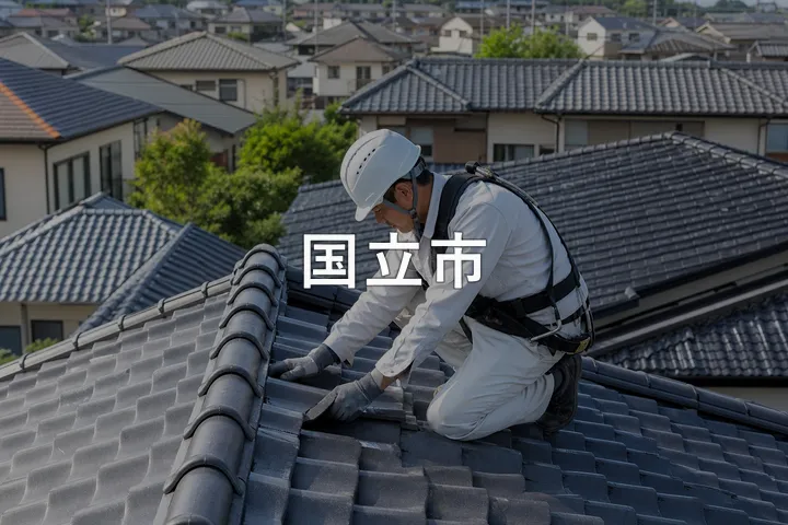 国立市の屋根修理
