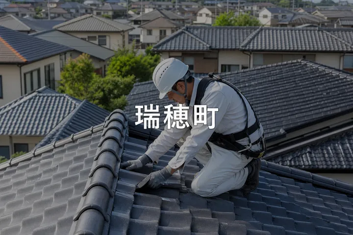 瑞穂町の屋根修理