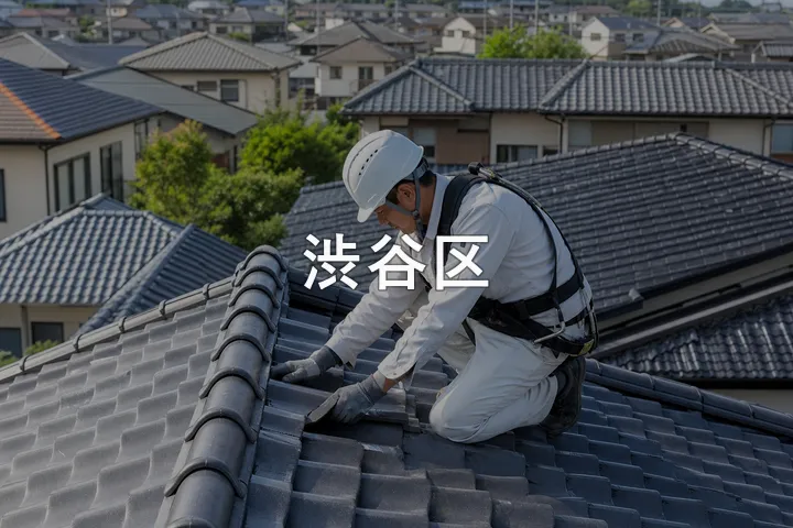 渋谷区の屋根修理