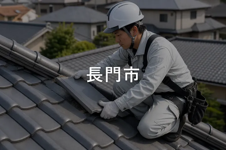 長門市の屋根修理
