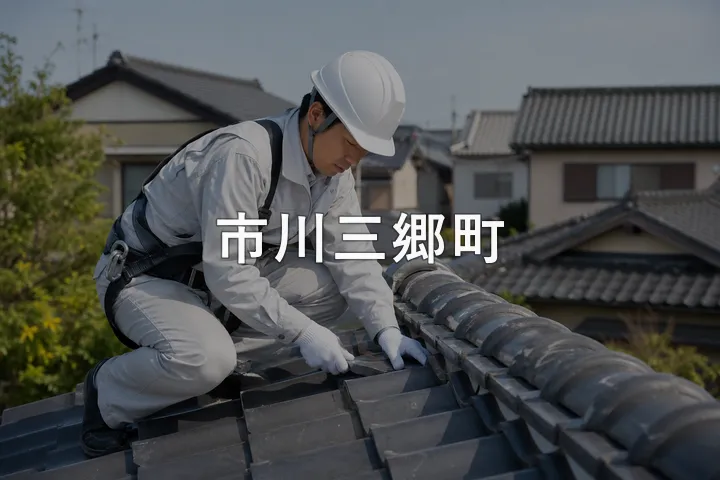 市川三郷町の屋根修理